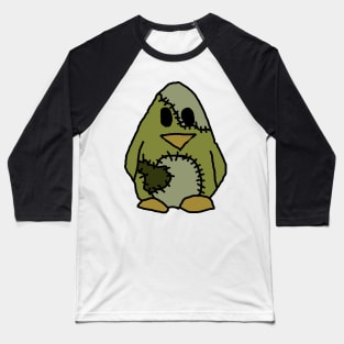 Frankenstein's Penguin Baseball T-Shirt